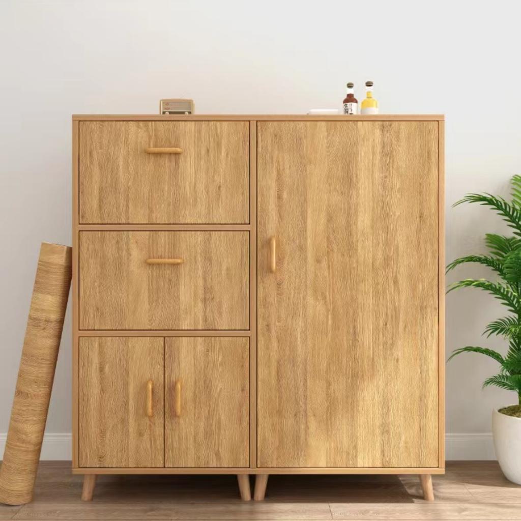 PVC Holzmaserung Aufkleber Kleiderschrank Schrank Tisch Möbel Renovierung Tapete Selbstklebend Wasserdicht Wandpapiere Heimdekor