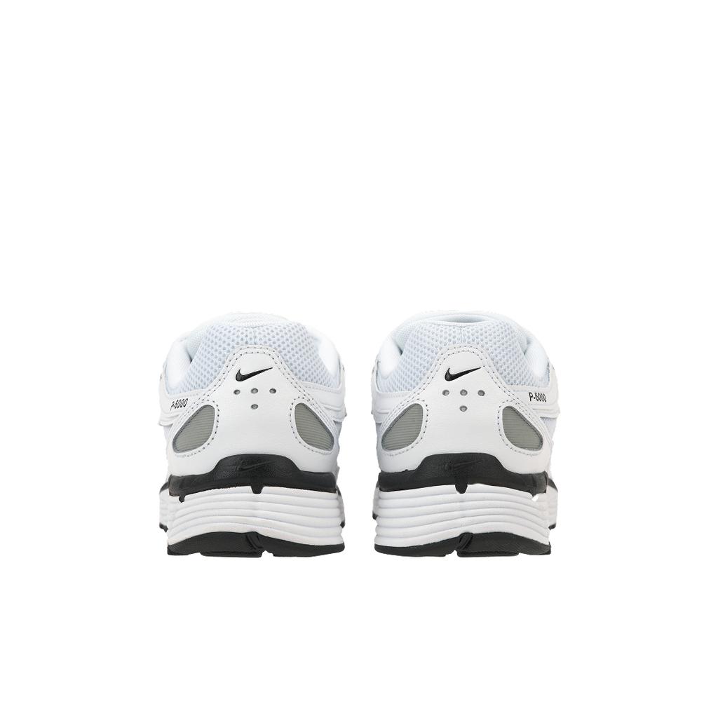 Nike P-6000 White Metallic Silver Black Men Sneakers CD6404-107