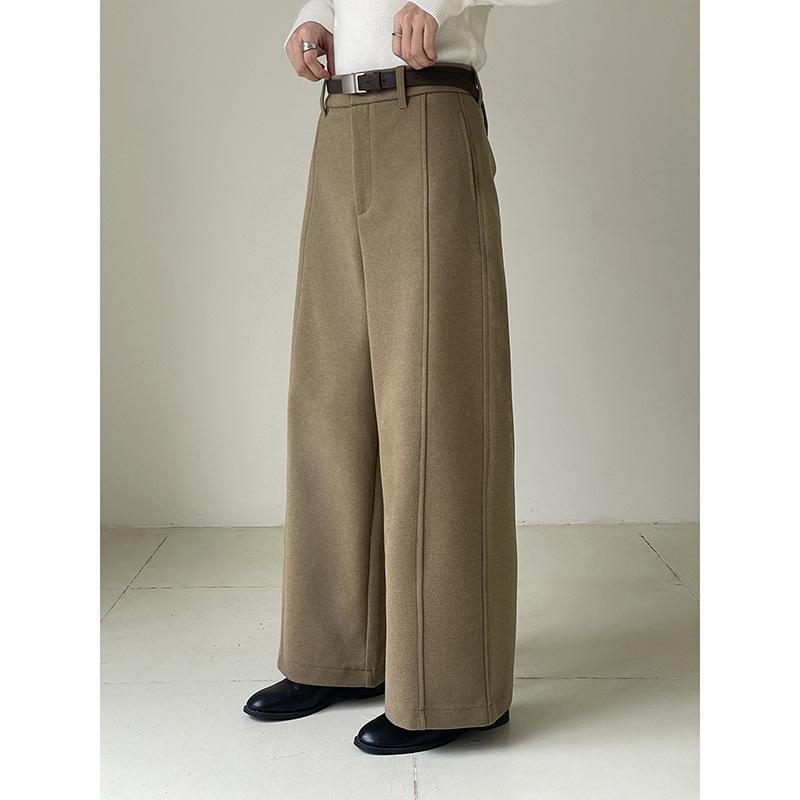 Relaxed Korean Style Women s Winter Wide-Leg Cotton Pants - N903C S (85-105)