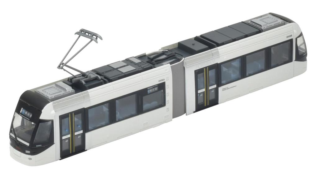 TOMYTEC Railway Collection Tetsuro Toyama Chiho Railway 0600 Series Train (LRT) No. 0608 Diorama Supplies
