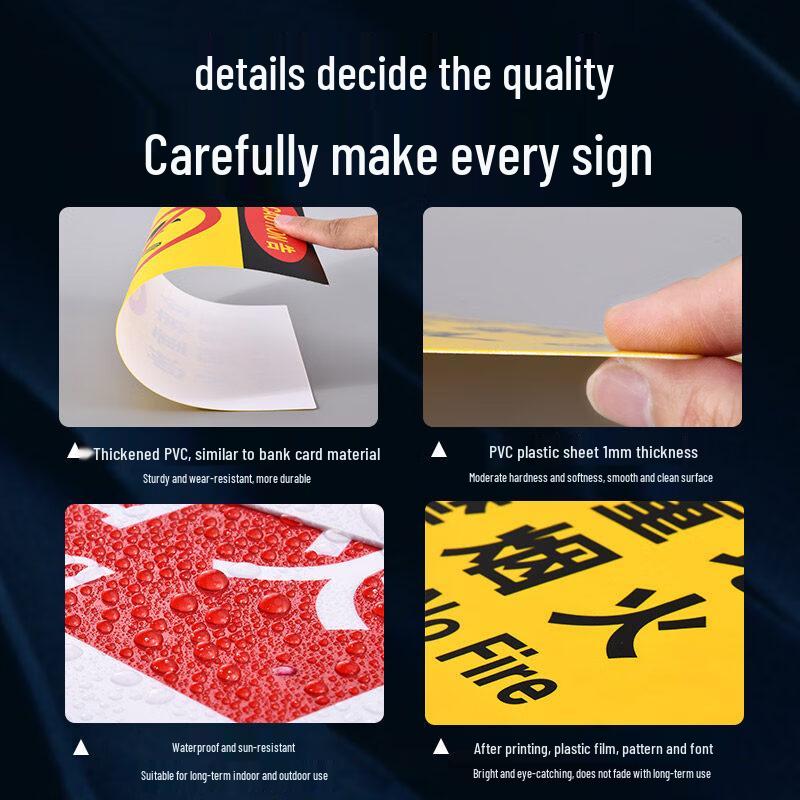 Jinmainiao Stainless Steel No Climbing High Voltage Warning Sign