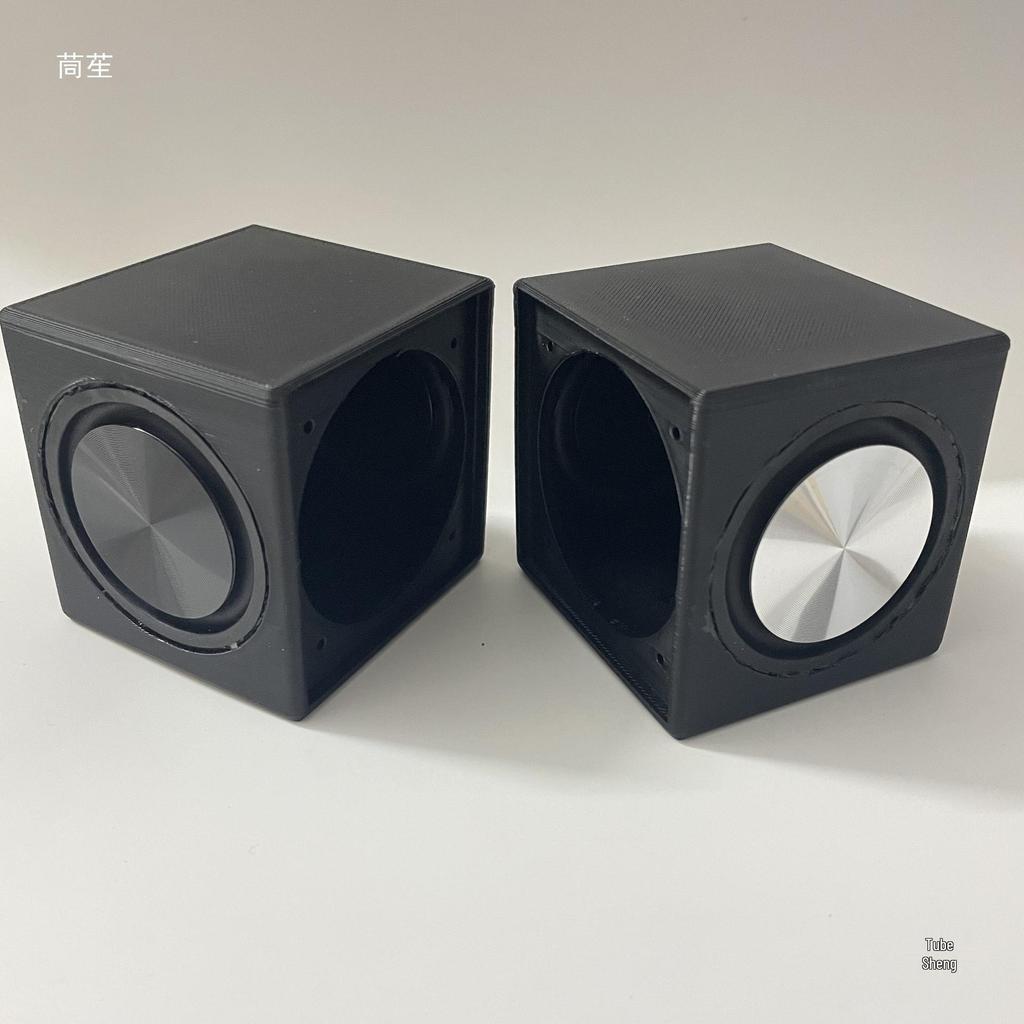 Haut-parleur Passif à Double Membrane de 2 Pouces, 4 Ohms, 10-15W, Aimant Néodyme, Coque Imprimée en 3D pour Modification de Véhicule Électrique