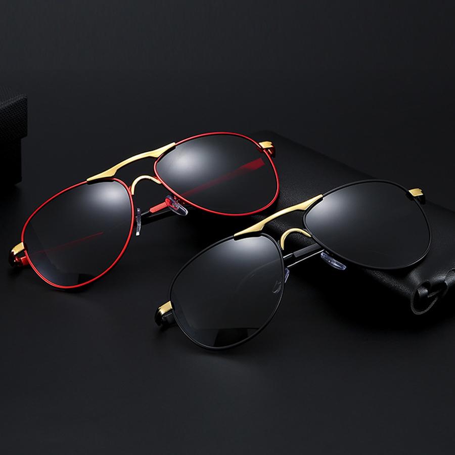 Luxury Oversized Metal Big Frame Pilot Sunglasses Men Women Driving Fishing Sun Glasses Male Female Sunglass Man UV400 Eyewear