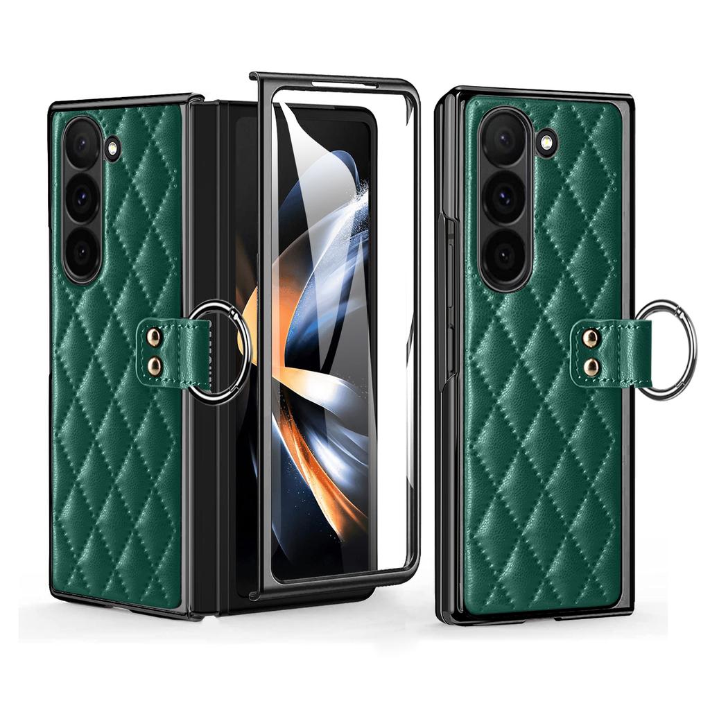 Luxurious Fragrant Ring Electroplated Polychrome Phone Case for Women Compatible with Samsung Galaxy Z Fold 7/6/5