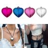 Elegant Heart Pendant for Choker Necklace Making Stylish Necklace Bead for DIY Necklace Jewelry Making Pendant with Hole