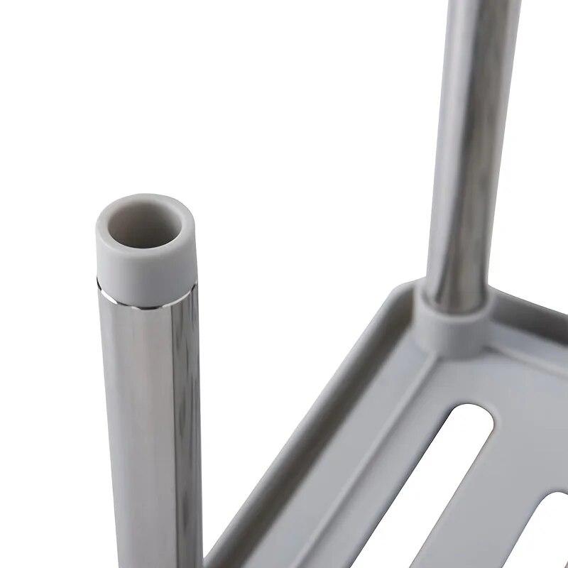 1pc Retractable Kitchen Shelf Household Multifunctional Cabinet Layered Dish Seasoning Bottle Finishing Stainless Storage Rack