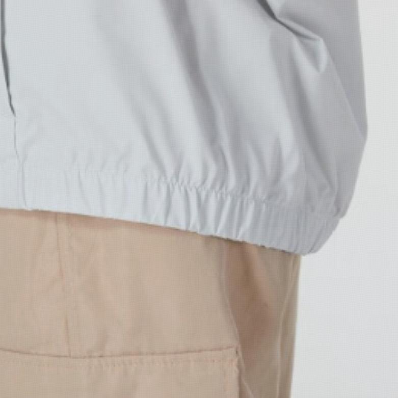 Under Armour Windbreaker Zip-Up Hoodie Solid Color Small Logo Long Sleeve Jacket Unisex Jackets Gray 24500401-009