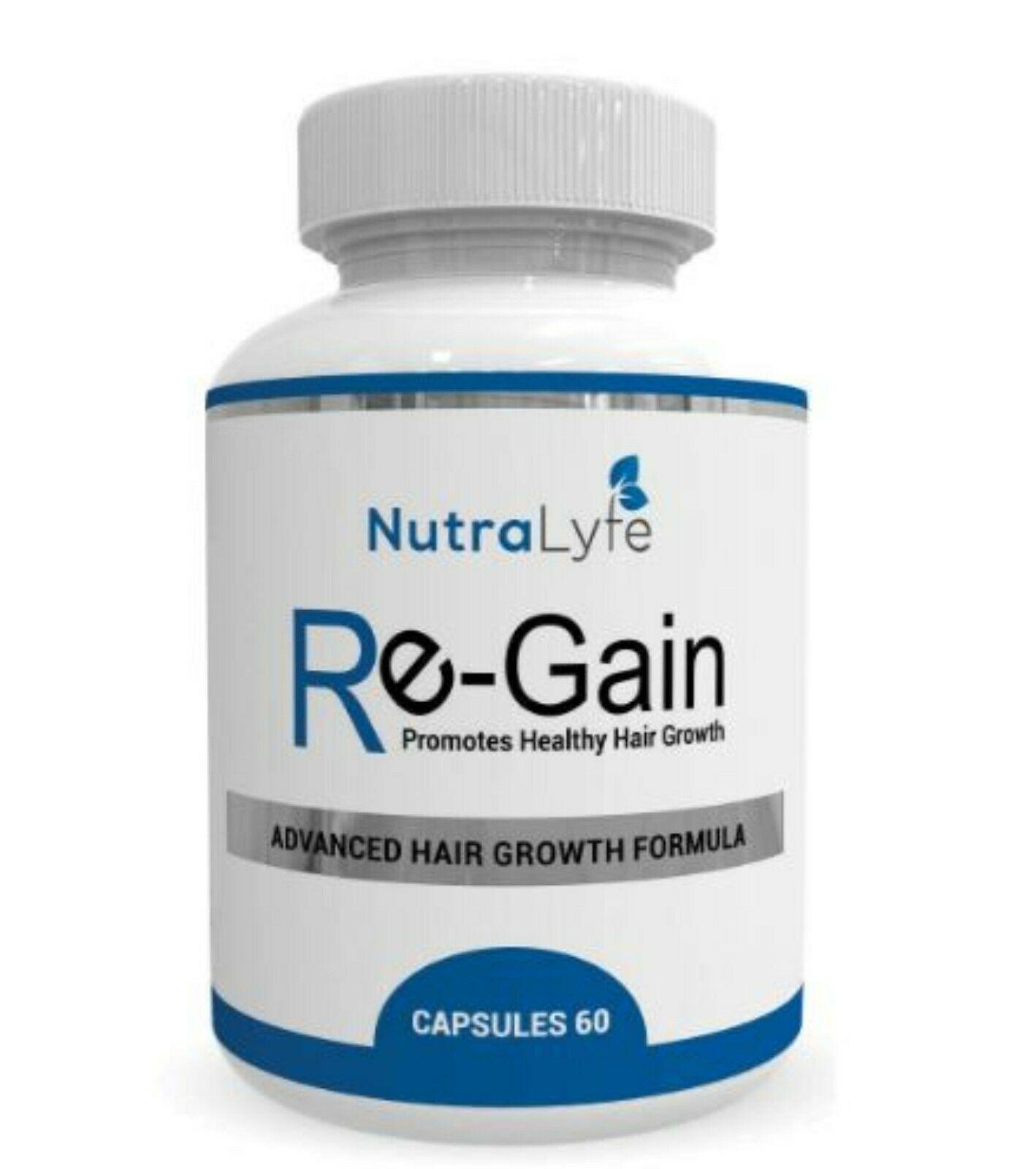 

Nutralyfe Regain Herbal Supplement for Hair Loss - 60 овочевих капсул БЕЗКОШТОВНА ДОСТАВКА