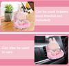 Car Seat for Dolls, Cute Safety Have a Seat with Soft Furry Cushion Pink Sofa Car Air Vents Clip Desktop Decor Chair To Display Doll Toy Ornaments