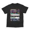 Christmas Collection VHS Tape Direct To Garment Printed Black Cotton T-Shirt