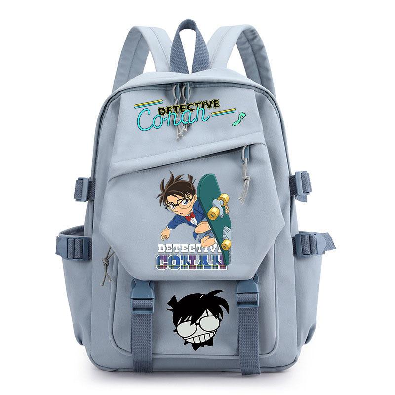 Anime Conan schoolbag children's backpack primary school bag male and female junior high school students college students campus backpack