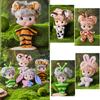 Adorable 8cm Mini Doll Cute Toy Figure Bjd Collectible Baby Figurine Gift Set