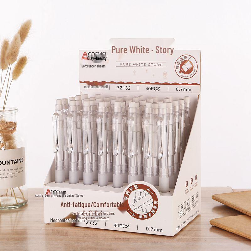 

40-Piece Automatic Pencils 0.5mm/0.7mm with Cloud Grip and Soft Rubber Sleeve for Student Drawing Automatic pencil 0.7mm