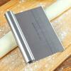 Stainless Steel Pastry Spatulas Cutter With Scale Pizza Dough Scraper Fondant Cake Decoration Tools Baking Kitchen Accessories