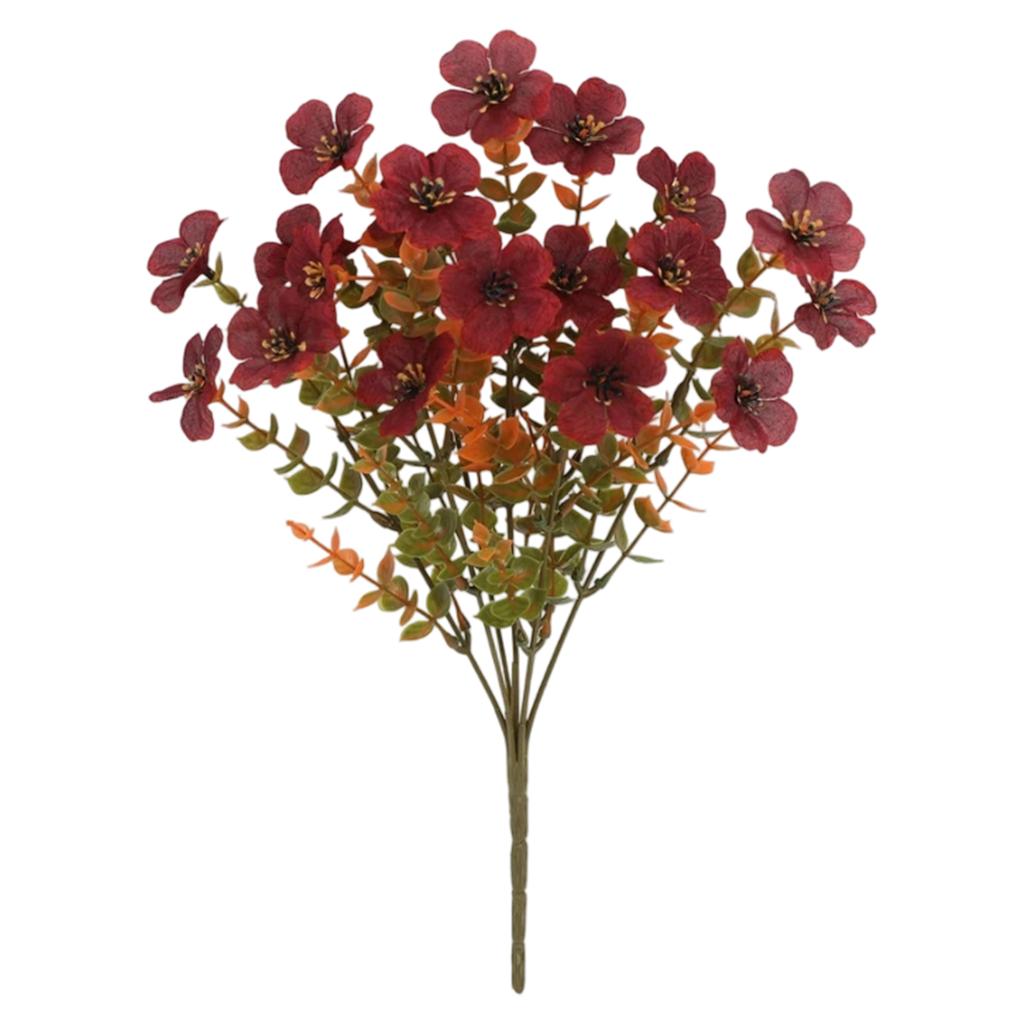 Artificial Fall Flowers for Halloween Outdoor Decor - Realistic Maintenance Free