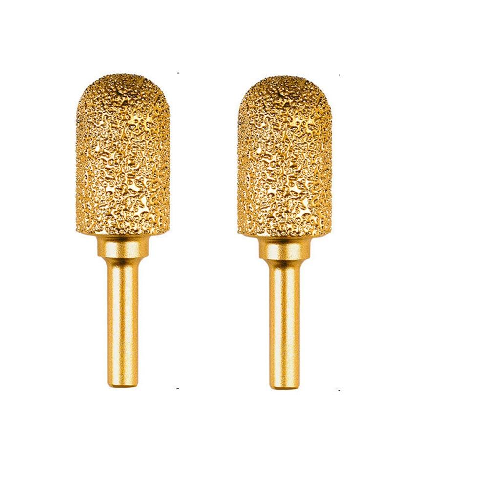 2PCS 820mm Rotary Burr Grinding Head with 6mm Round Handle for Metal Engraving Polishing Drill Tool Accessories