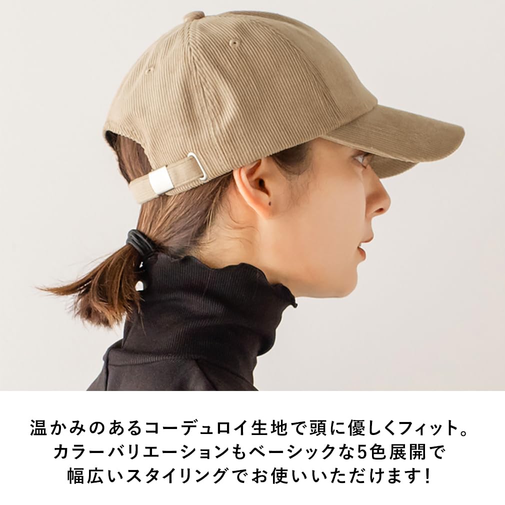 Vita Felice Corduroy Simple Cap for Women [VITAFELICE] tgh-30144z (Gray)
