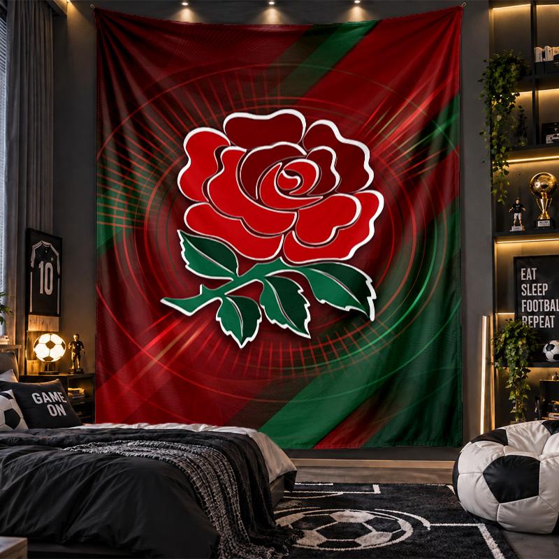 Wall Hanging Tapestry England Rugby Print Cloth for Living Room Bedroom Home Decor