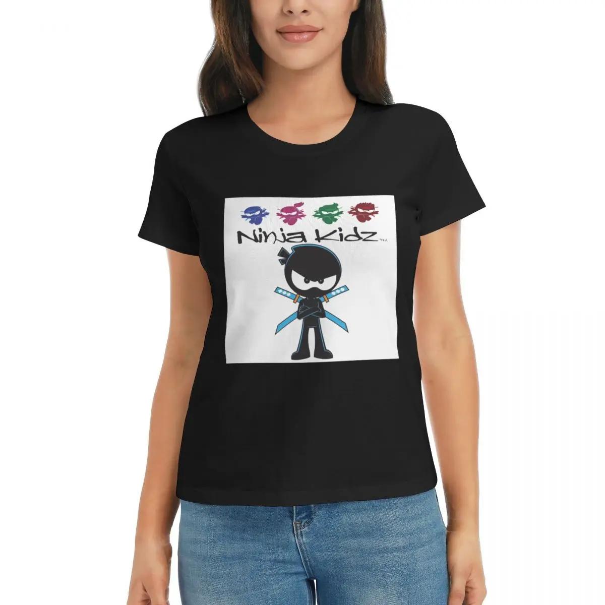

Women TShirt Ninja Kidz Summer Short Sleeve Tees ONeck Cotton T Shirts Clothes Tops Streetwear 4XL