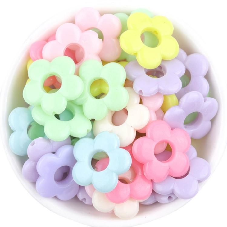 Flower Spacer Beads for Bracelet Jewelry Making DIY Accessories Craft 19x19mm