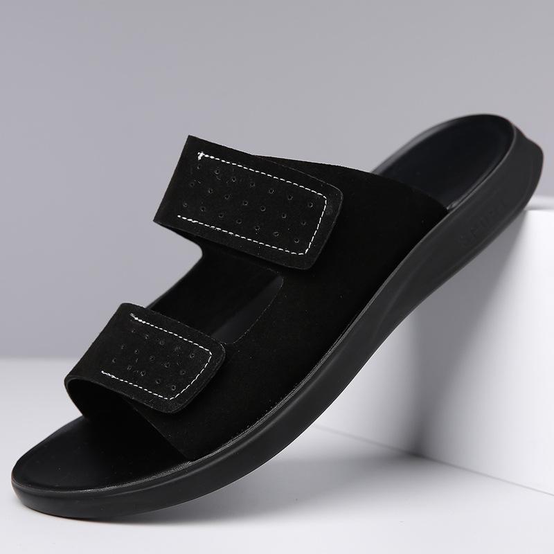 Fashion 2025New Men's Slippers Comfortable Soft Sole Cork Slippers for Men Summer Leisure Platform Sandals Designer Slides Large Size48