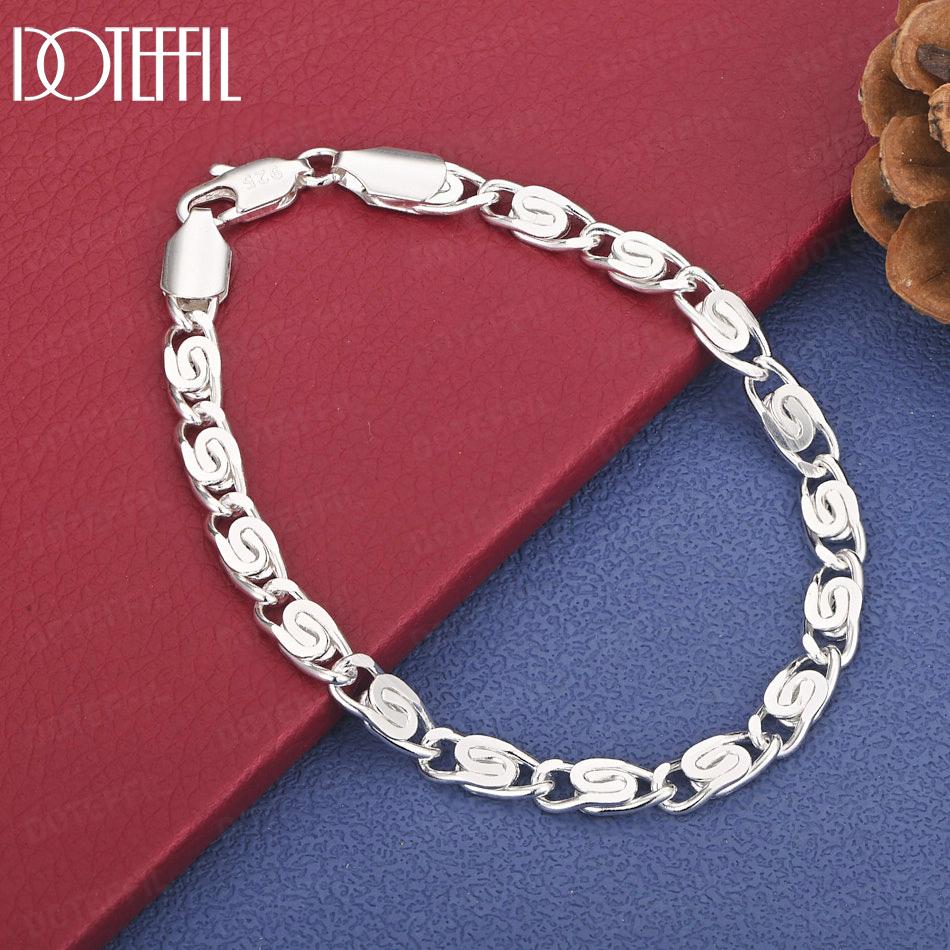 925 Sterling Silver Bracelet - Fashion Wedding Gift Jewelry