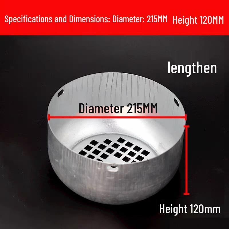 Einphasenmotor Lüfterabdeckung Kappe, Blech Lüfterabdeckung, Modell 138/YL90