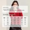 Shangdubi La Women's V-Neck Wool Blend Knit Cardigan