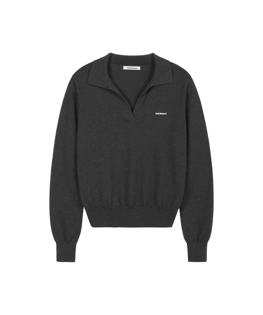 MARDMARD Bay Collar Knit - Grey