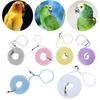 Flexibles Seil Vogel Flugleine 1,4-4,5m Dehnlänge Bissfeste Leine Outdoor-Training
