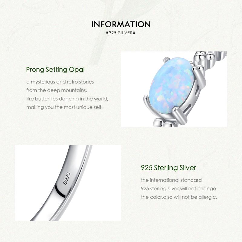 MODIAN Ασήμι Στερλίνα 925 Φυσικά Οπάλια Οβάλ Σχήματος Πρωτότυπου Σχεδιασμού Δαχτυλίδια Για Γυναίκες Μόδα Καλές Κοσμήματα Αξεσουάρ