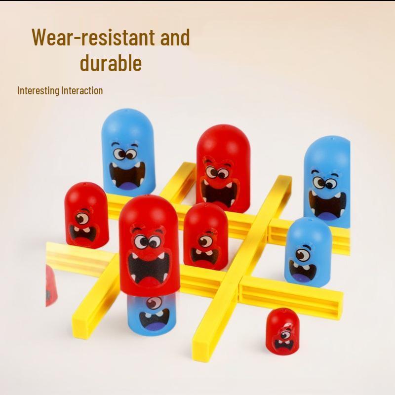CE Certified Nesting Doll Tic-Tac-Toe: Educational Parent-Child Interactive Game for Kids