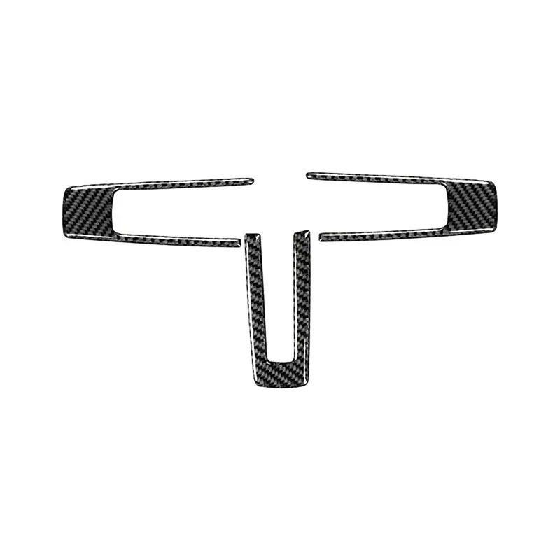 Pro Ford Mustang 2009-2013 Auto Karbonově Černý Kryt Obložení Volantu Lišty Styling Auto Příslušenství