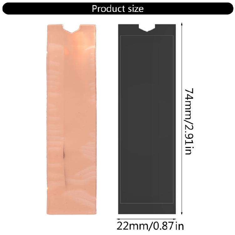 Cooler Radiator for M.2 NGFF 2280 PCI-E NVME SSD Cooling Thermal Pad Copper Grap