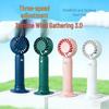 Portable Mini Desktop Turbine Fan for Students and Outdoor Use