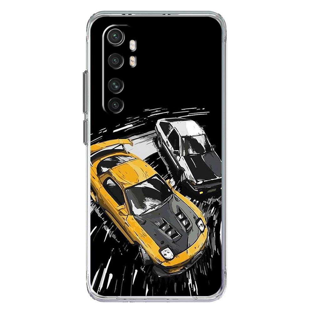 Phone Case For Xiaomi Poco X6 X5 NFC X3 F6 F5 Pro F4 F3 M3 14 13T 12T 12 13 Lite 11 Mi 5G Clear Cover JDM Type R Civic Sport Car