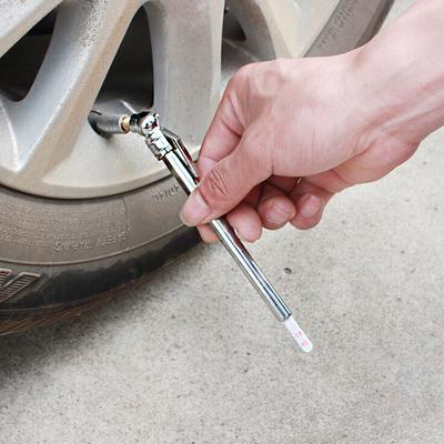Auto Styling 5-50 PSI Druckmessgerät Stiftform Notfall Reifen Reifen Luftdruck Test Meter