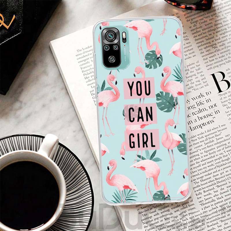 Pink Red Flamingo Cover For Xiaomi Redmi Note 13 12S 12 11 11S 10S 10 Pro Plus Phone Case 11E 11T 9 9S 8T 8 + Print Coque Redmi