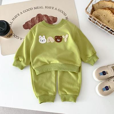 MK Baby Bear Long Seat Set Größe 90, Koreas beste Kinderkleidung