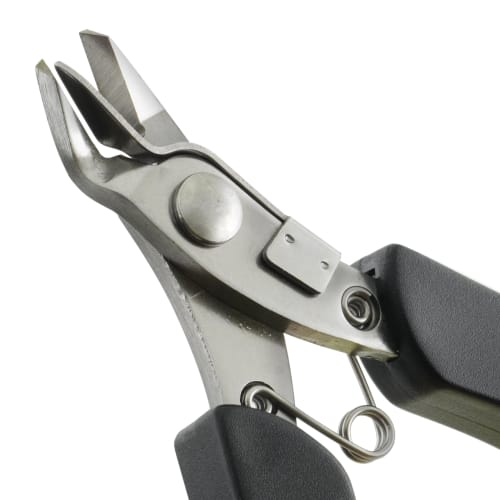 Bigman Stainless Steel Hobby Nippers with Dust Catch for Plastic, HT-02S, for Plastic Models and Crafts