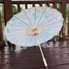 70cm Classical Oil Paper Umbrella Chinese Style Tassel Umbrella Silk Fabric Tassel Umbrella  Girls