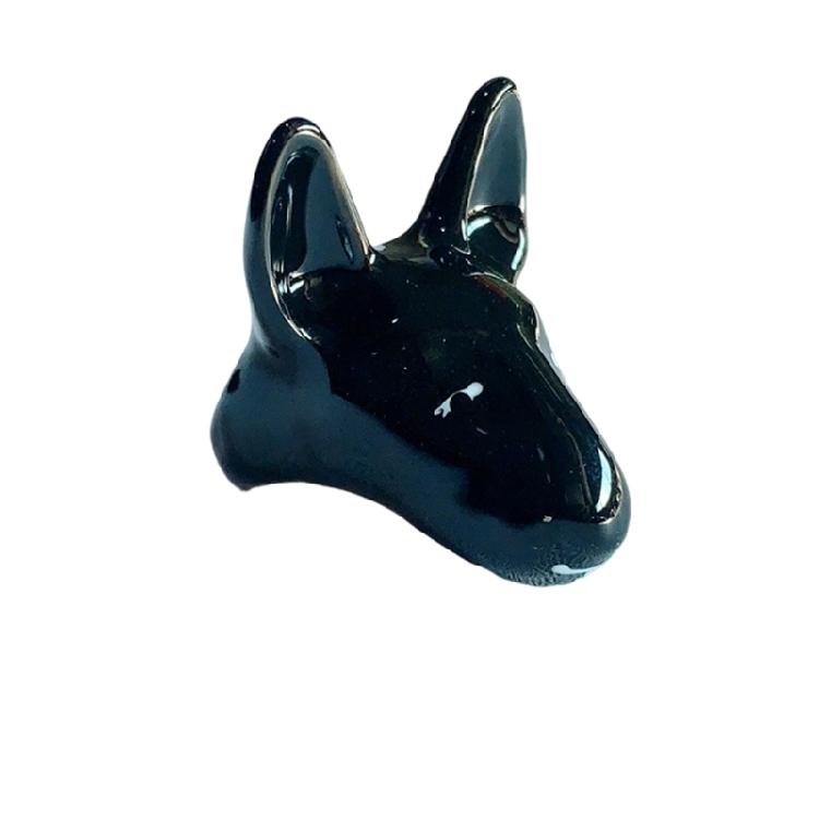 Einzigartiger Emaille-Tropfenring Verspieltes Elefanten-Ferkel-Design Goldfarbener Schmuck Metallische Textur für Modebegeisterte