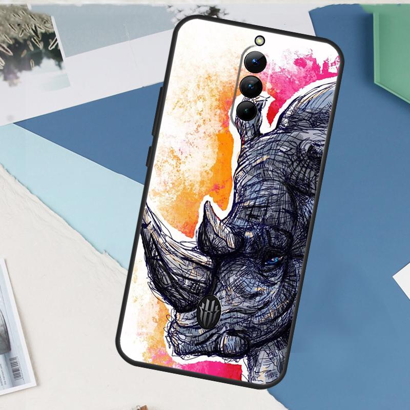 Rough Rhinoceros Rhino Beast For Nubia Red Magic 10 Pro Plus 6 7 Pro 6S 7S 5G 6R Case For RedMagic 8S 9S 8 9 Pro Plus