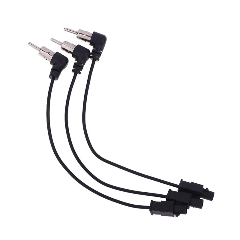 {MX} Universal Car Radio Antenna Adapter Cable AN Head Unit Audio FM AM Antenna Adapter Converter For VW Sagitar Bora