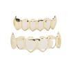 Hollow Plating Teeth Brace Fashionable Metal Teeth Decoration Jewelry for Party