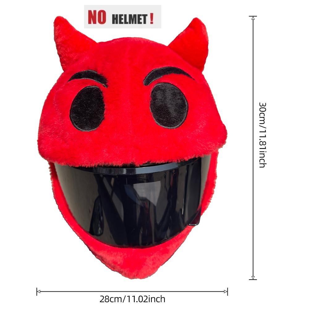 Motorcycle Full Helmet Cover Cartoon Plush Animal Helmet Cover Fabric Protection Funny Helmet Cover Motorcycle AccessoriesSpeed Sensors 6