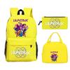 Kpop Demonunters Peripheral Children'S Backpack Elementary And Secondary School Bag Three-Piece Set