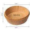 50/100/200Pcs Air Fryer Disposable Paper Non-Stick Airfryer Baking Papers Round Air-Fryer Paper Liners Paper Kitchen Accessories