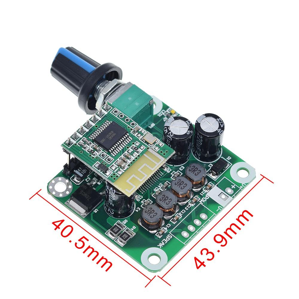 TZT 1/2/5PCS TPA3110 Bluetooth 4.2 15w+15W Digital Audio Power Amplifier Board Module 12V-24V for USB Speaker,Portable Speaker