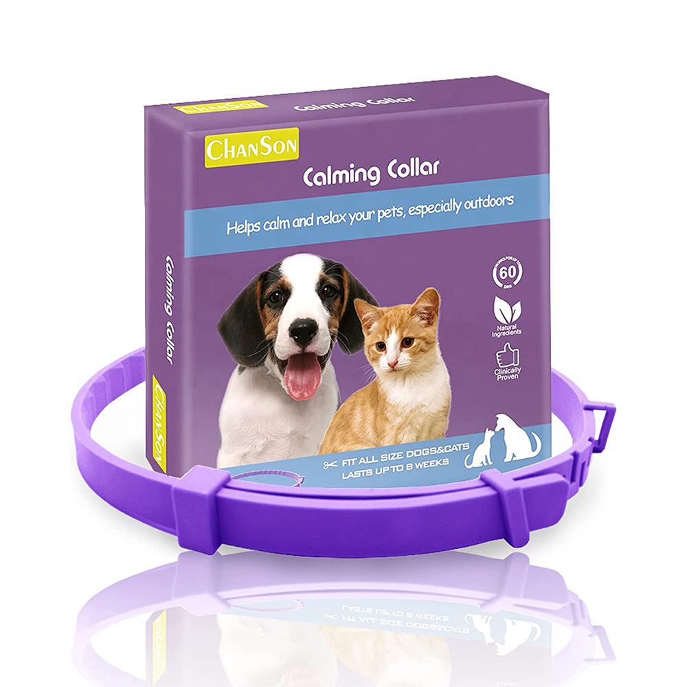 Pet Anti-Stress Pheromone Calming Collar for Cats and Dogs